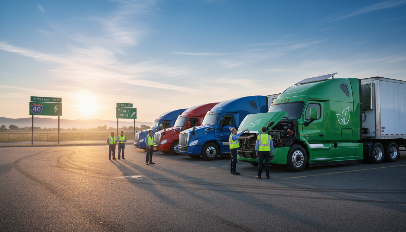 Sustainability Practices for Small Trucking Fleets: Achieving Cost-Saving Benefits